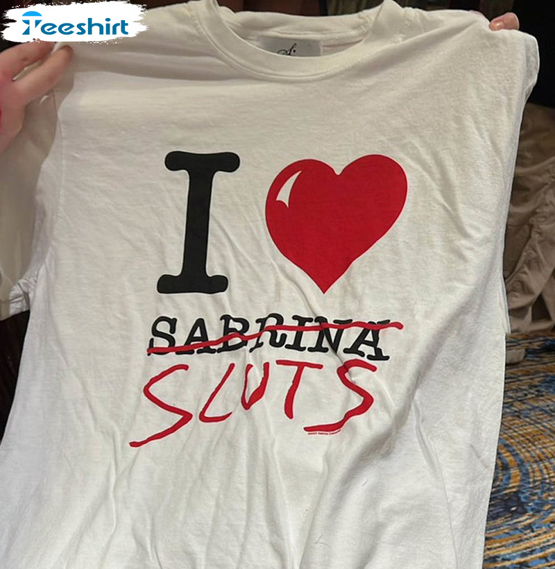 2023 Sabrina Slut Shirt, Emails I Can't Send Tour 2023 Crewneck Short Sleeve