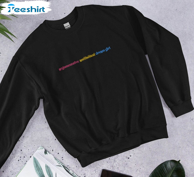 Hits Different Pan Pride Shirt, Vintage Argumentative Antithetical Dream Girl Sweatshirt Unisex T-shirt
