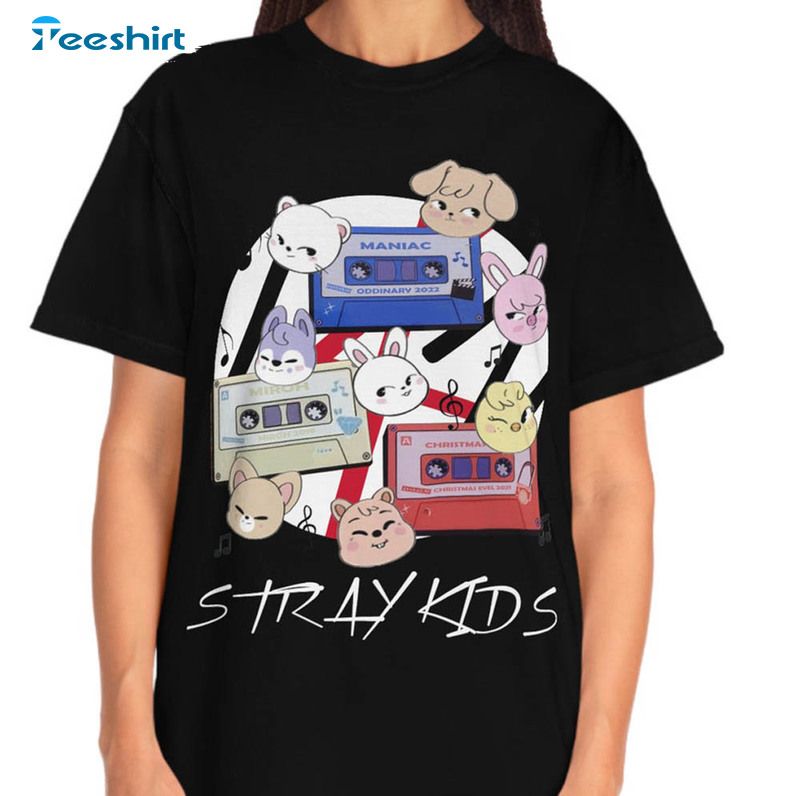 Stray Kids Maxident Shirt, Kpop Music Trendy Long Sleeve Unisex T-shirt