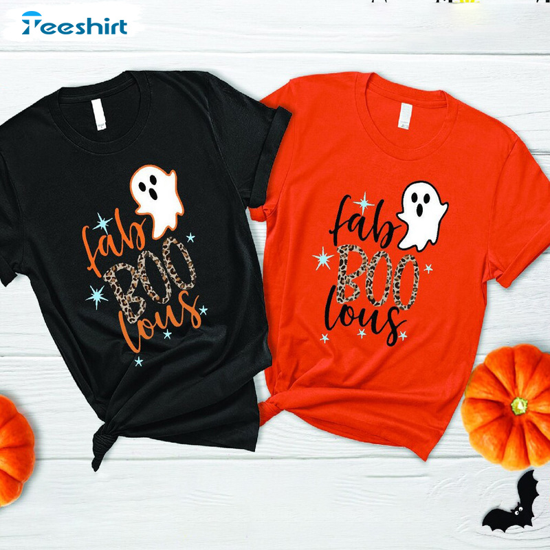 Fab BOO Lous Shirt - Cute Ghos Halloween Fashion Design For All People