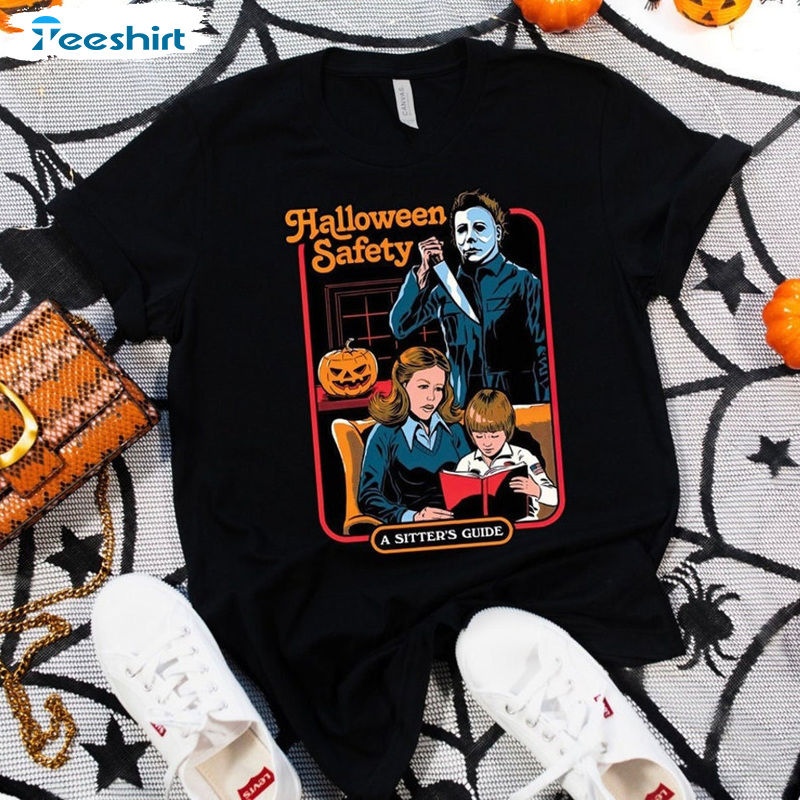 Horror Movie Sweatshirt, Halloween Safety T-Shirt, Michael Myers Guide Shirt For All People