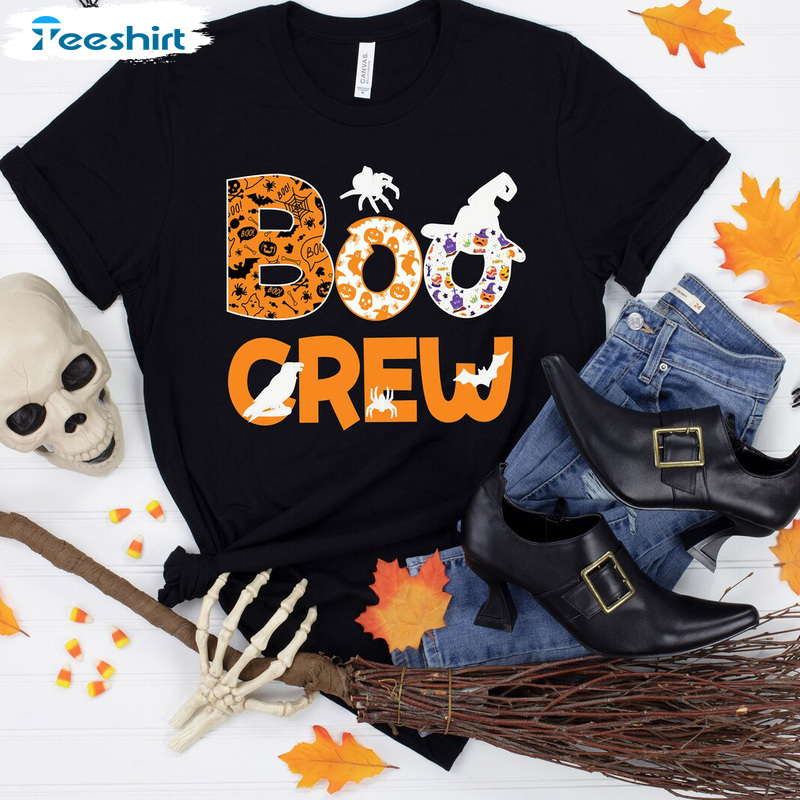 Halloween Boo Crew Shirt For Family - Boo Crew Sweatshirt, Sleeve Tee