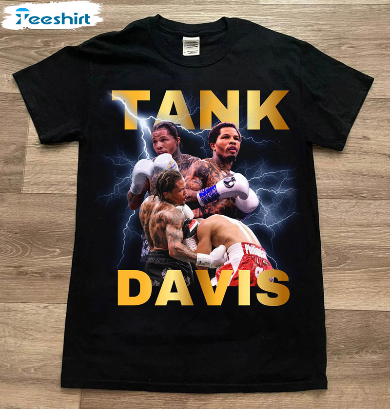 Gervonta Davis Trendy Shirt, Vintage Davis Boxing Sweatshirt Unisex Hoodie