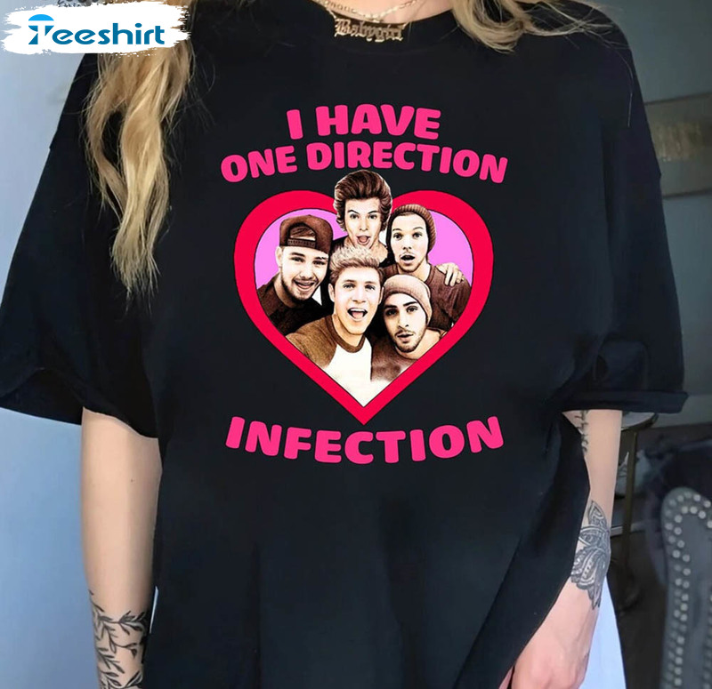 I Have One Direction Infection Shirt, 1d Infection Short Sleeve Sweatshirt