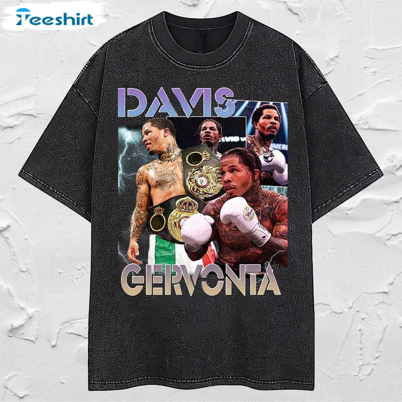 Gervonta Davis Shirt, Boxing Sport Trendy Long Sleeve Unisex T-shirt