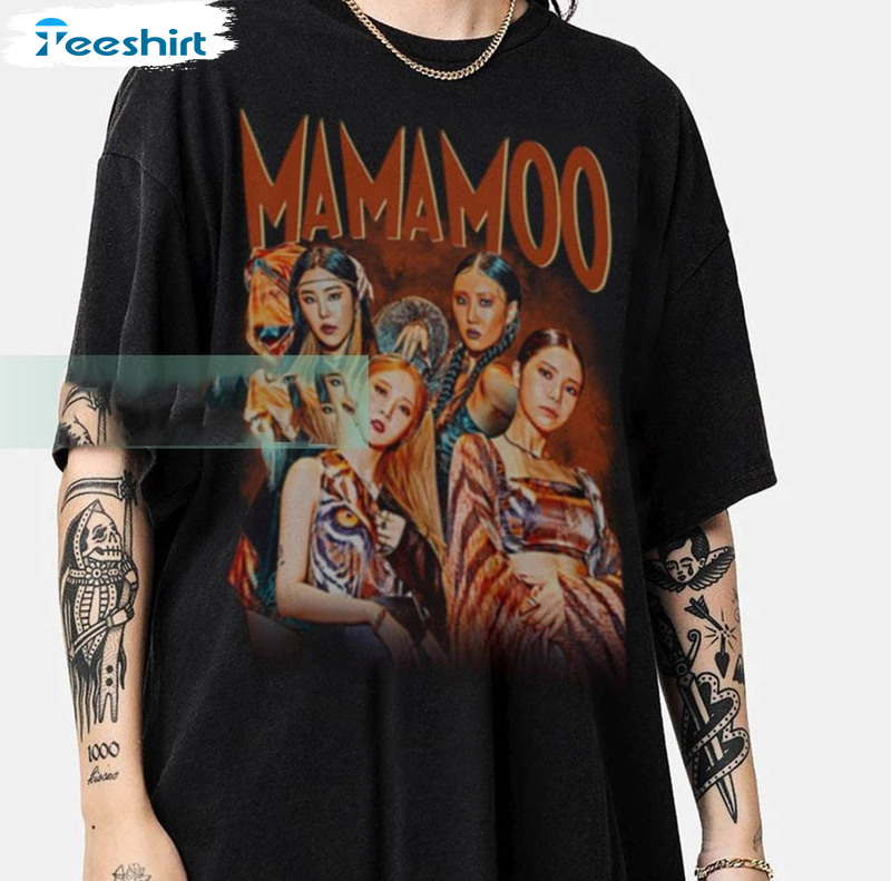 Limited Mamamoo Shirt, Vintage Mamamoo Tour Crewneck Sweatshirt