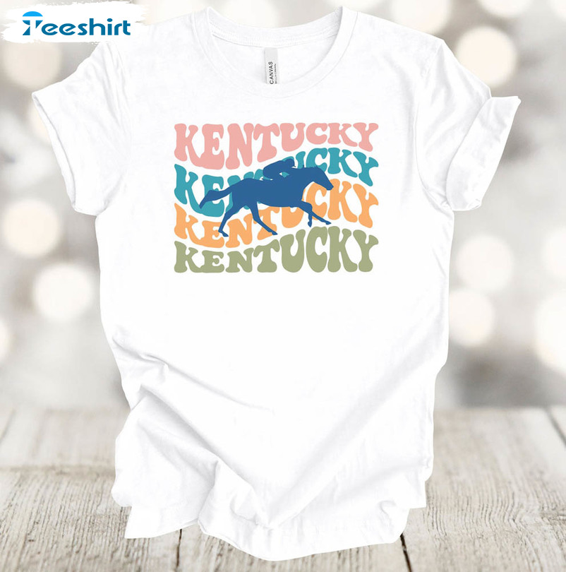 Kentucky Derby Shirt, Horse Racing Kentucky Short Sleeve Unisex T-shirt