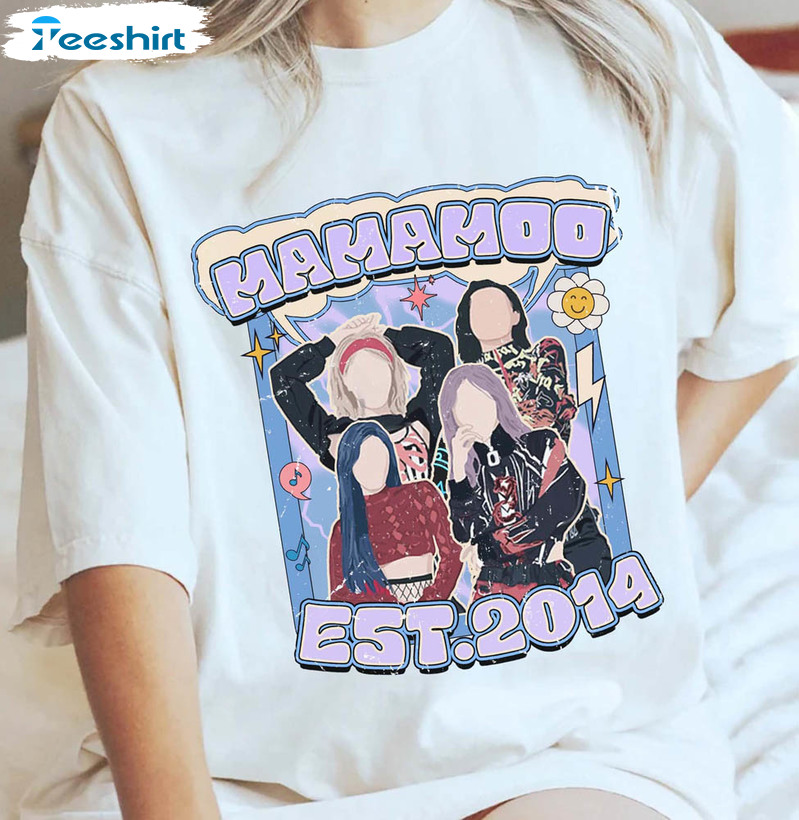 Mamamoo Tour Shirt, Mamamoo My Con Tour Cute Sweatshirt Short Sleeve