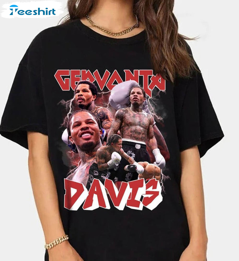 Gervonta Davis Vintage Shirt, Boxing Trendy Unisex Hoodie Long Sleeve