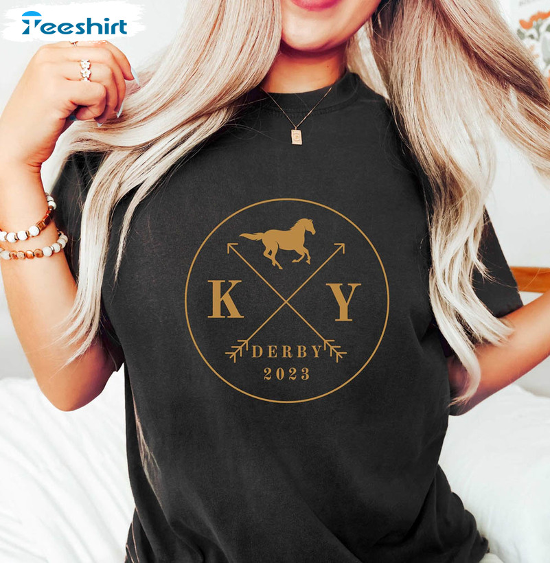 2023 Kentucky Derby Shirt, Horse Lover Sweater Unisex T-shirt
