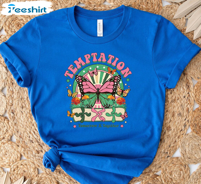 Tomorrow X Together T Xt Temptation Shirt, Kpop Temptation Concert Unisex T-shirt Crewneck