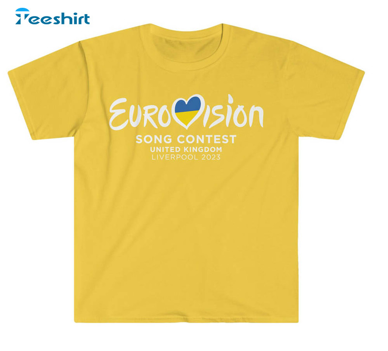 Eurovision Song Contest 2023 Shirt, Trendy Music Unisex Hoodie Sweater