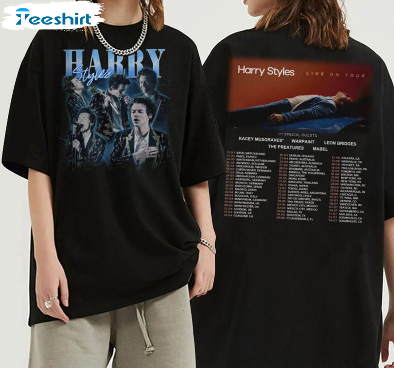 Love On Tour 2023 Shirt, Harry Style Short Sleeve Unisex Hoodie