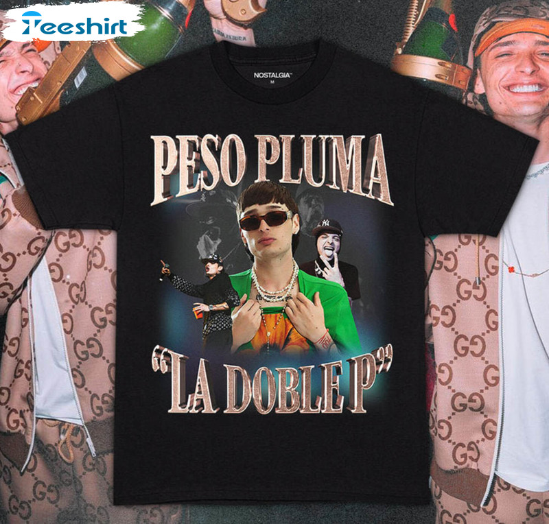 Trending Peso Pluma Shirt, Corridos Mexico Short Sleeve Unisex Hoodie