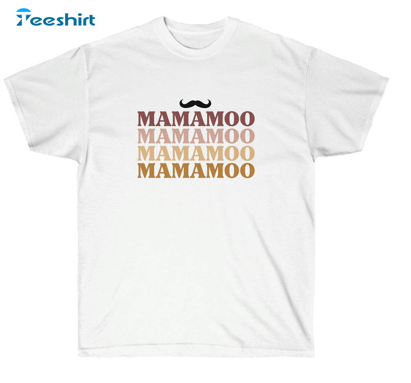 Mamamoo Mustache Shirt, Mamamoo Tour Sweatshirt Short Sleeve