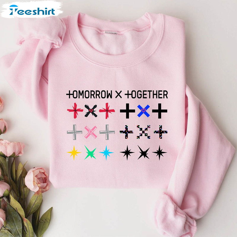 Txt Tomorrow X Together World Tour Shirt, Tempatation The Name Chapter Unisex T-shirt Long Sleeve