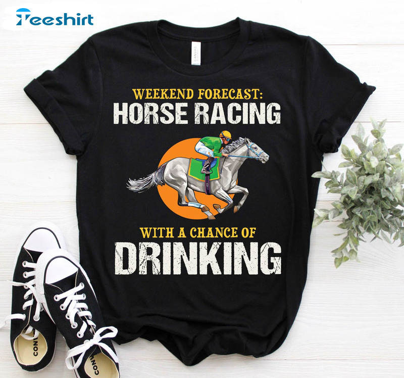 Horse Racing Kentucky Derby Funny Shirt, Jockey Race Festival Short Sleeve Sweatshirt