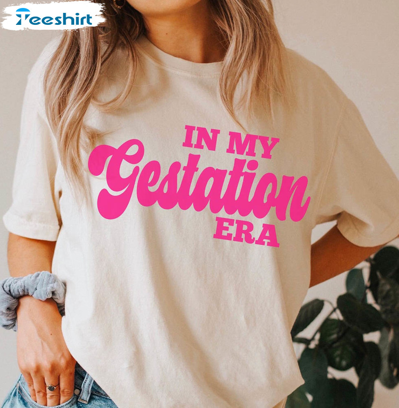 In My Mom Era Shirt, Trendy Mother Day Unisex Hoodie Long Sleeve