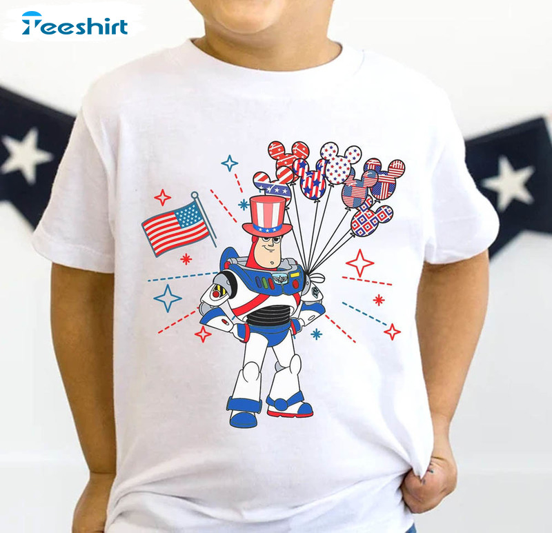 Toy Story 4th Of July Shirt, Disney 4th Of July Long Sleeve Short Sleeve