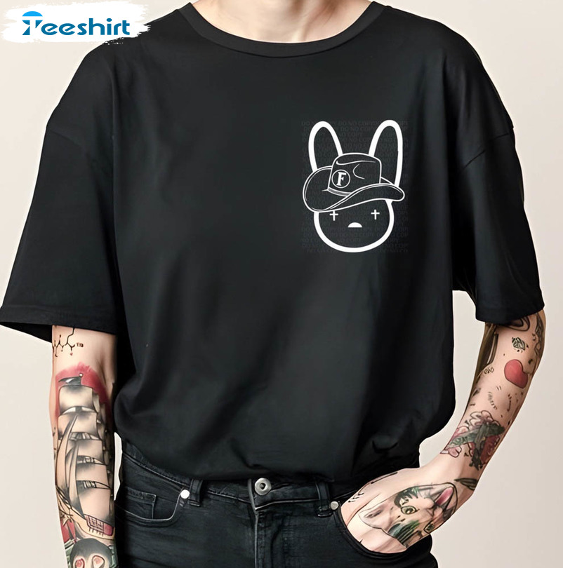 Grupo Frontera Bad Bunny Cute Shirt, Queda Un X100to Logo Unisex Hoodie Crewneck