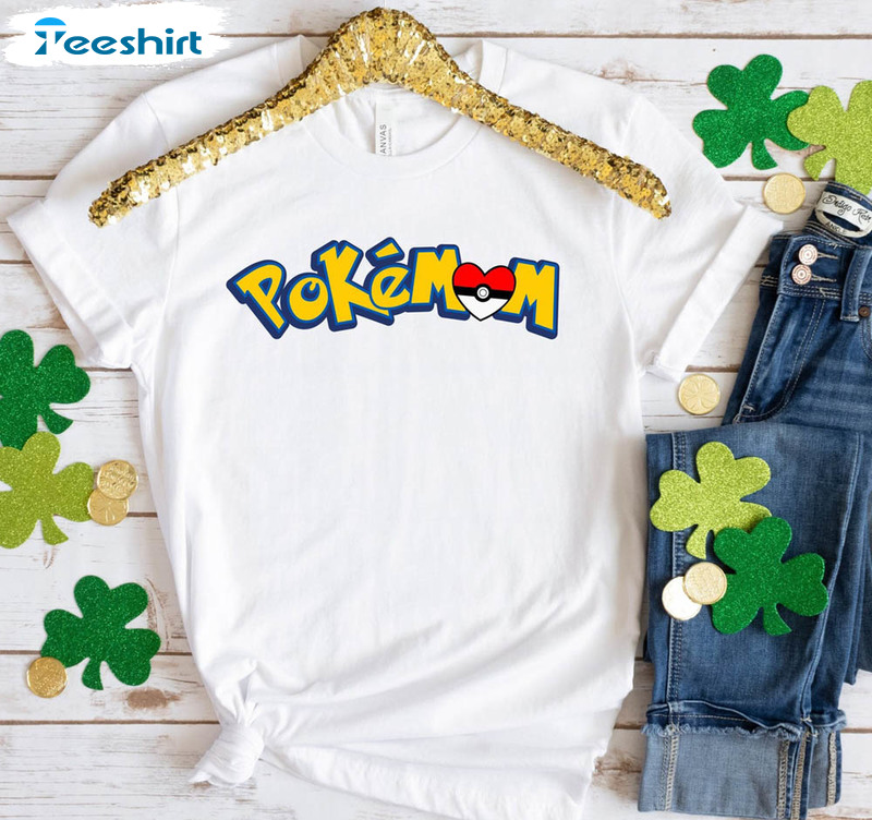Pokemon Mom Shirt, Pokemon Matching Birthday Short Sleeve Unisex T-shirt