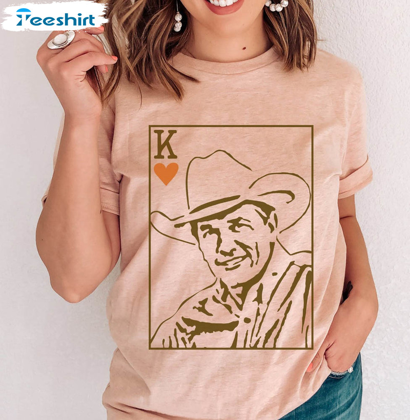 Country Music George Strait Concert Shirt, Western Country Short Sleeve Unisex Hoodie