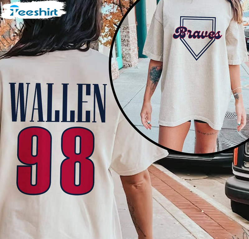 98 Braves Morgan Wallen Shirt, Vintage Morgan Wallen T-shirt Tee Tops