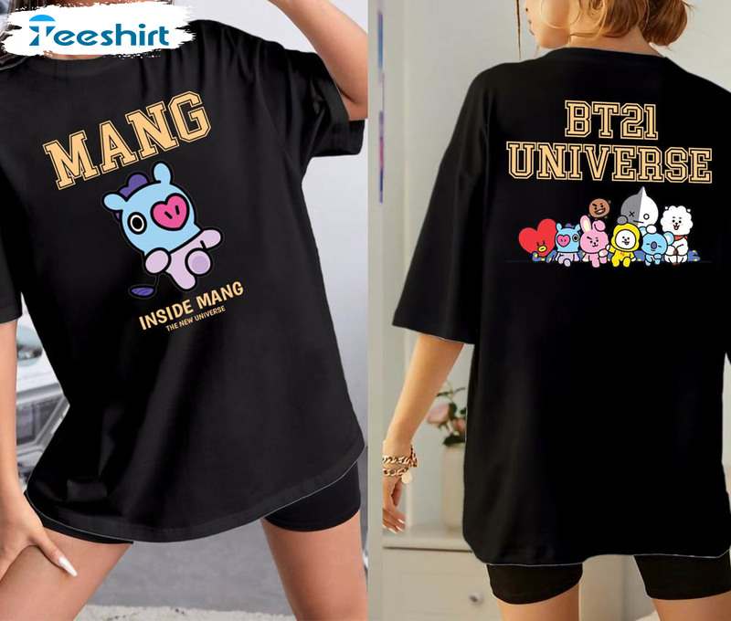 Bt21 Mang Cute Shirt, Bt21 All Characters Sweater Tee Tops