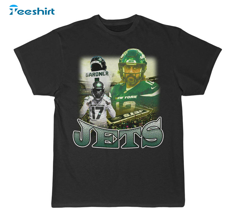 New York Jets Trendy Shirt, Nfl Football Tee Tops Crewneck
