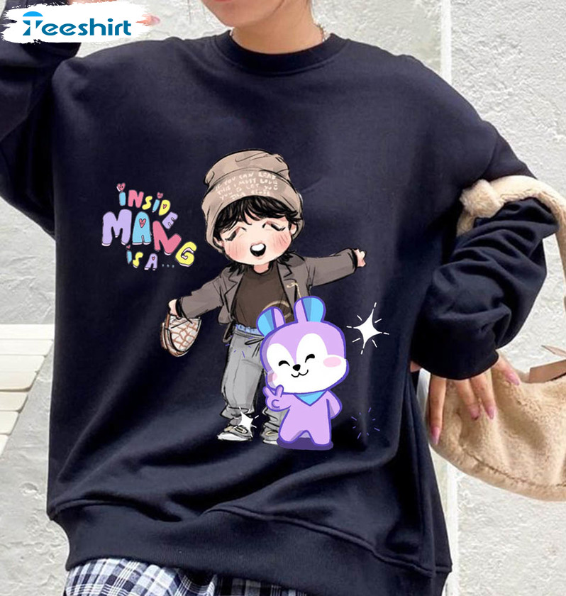 Cute Bt21 Mang Shirt, Jhope Mang Sweater Crewneck