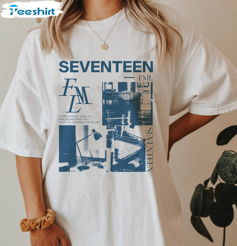 Seventeen Album Shirt, Seventeen Be The Sun Seventeen Seungkwan Hoodie Crewneck