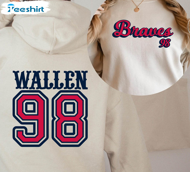 Wallen 98 Braves Shirt, Cowboy Western Unisex T-shirt Crewneck