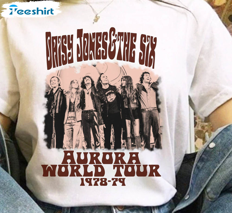 Daisy Jones And The Six Vintage Shirt, Aurora World Tour Unisex Hoodie Long Sleeve
