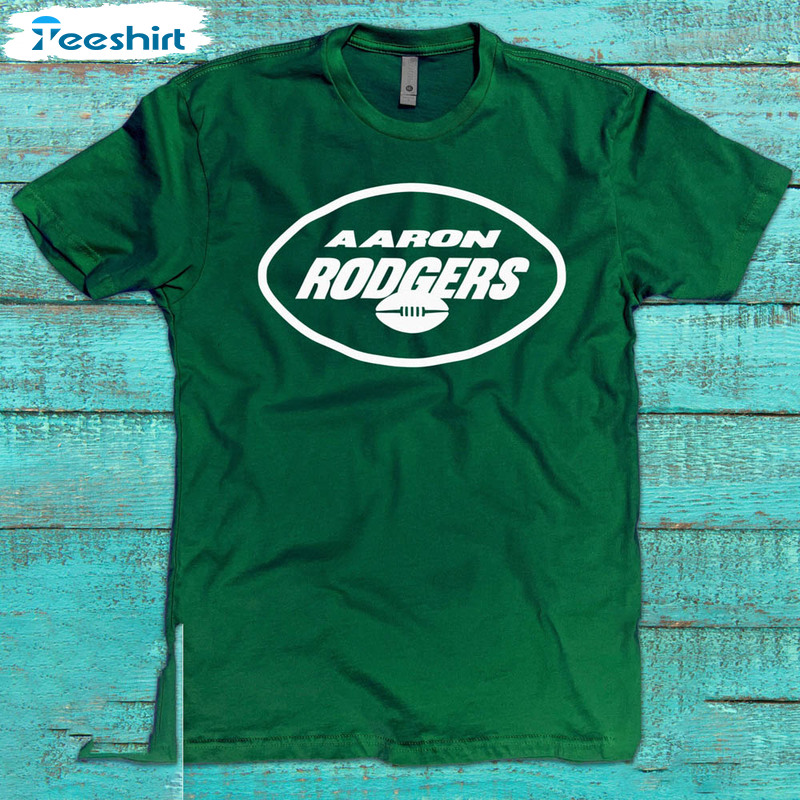Aaron Rodgers Jets Shirt, Trendy Football Short Sleeve Long Sleeve