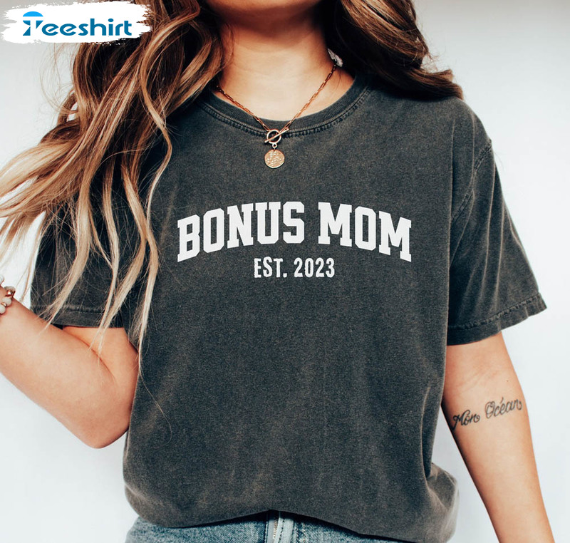 Bonus Mom Shirt, Retro Step Mother Unisex T-shirt Short Sleeve