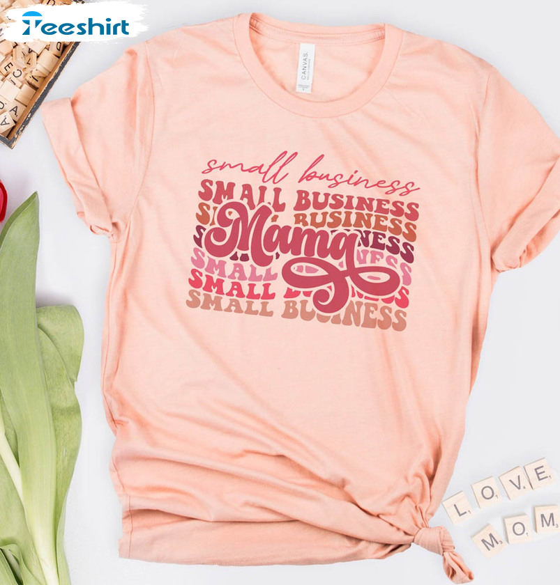 Small Business Mama Working Mom Shirt, Mom Entrepreneur Sweatshirt Unisex Hoodie