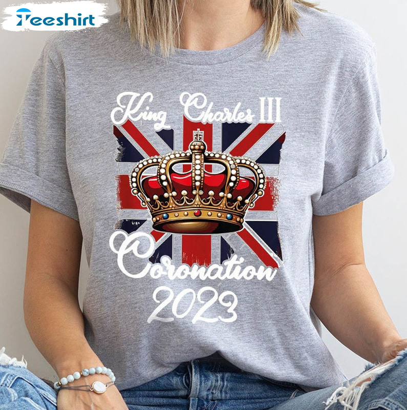 2023 Coronation Day Shirt, Coronation Party King Charles Iii Unisex Hoodie Sweater