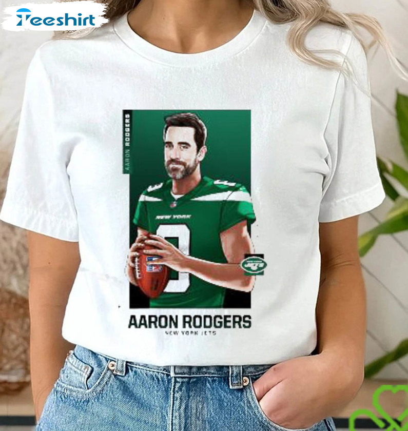 Aaron Rodgers Jets Shirt, New York Jets Unisex T-shirt Crewneck