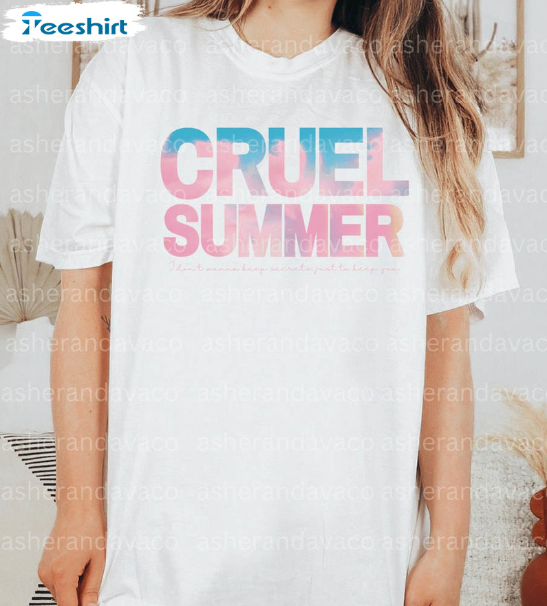 Cruel Summer Shirt, Lover Eras Short Sleeve Unisex T-shirt