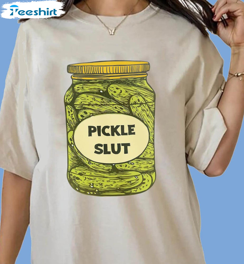 Vintage Pickle Slut Shirt, Canning Hot Peppers Sweatshirt Unisex Hoodie