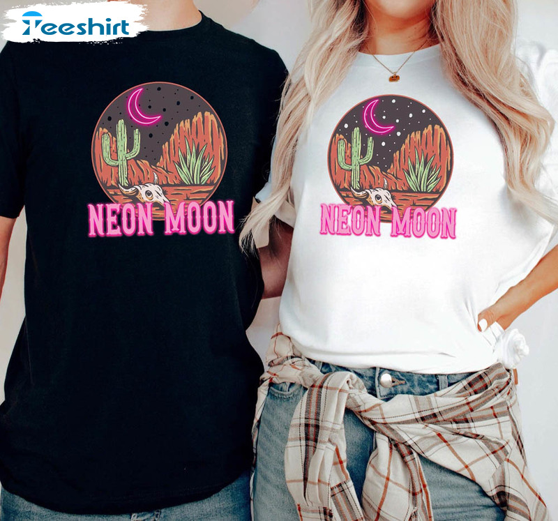 Neon Moon Vintage Shirt, Retro Country Unisex Hoodie Sweatshirt