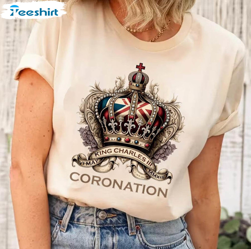 King Charles Coronation Trendy Shirt, Charles Iii Sweater Tee Tops