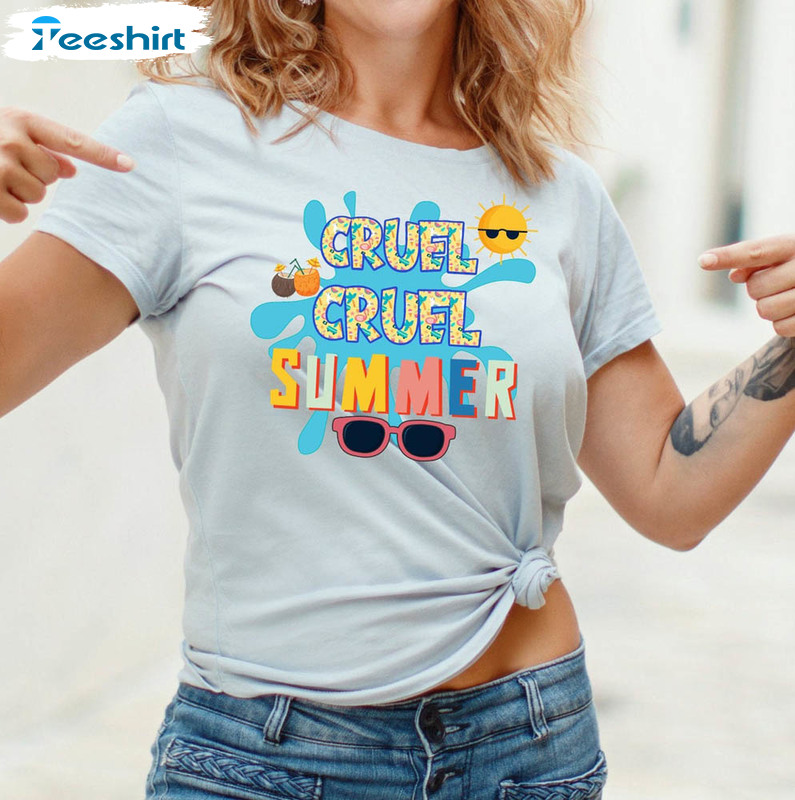 Cruel Summer Shirt, Trendy Short Sleeve Sweatshirt