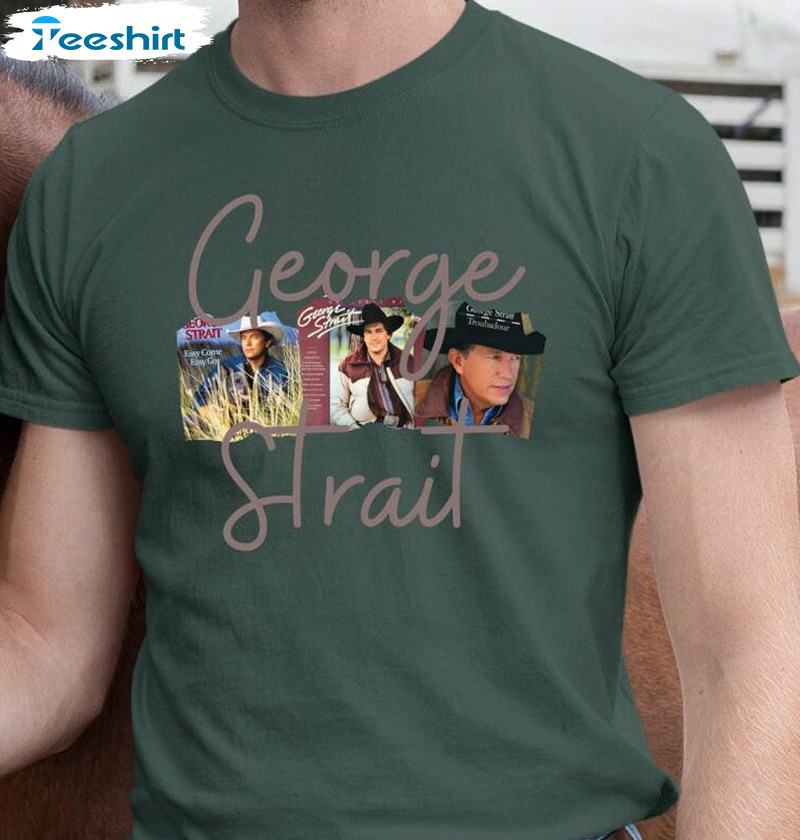 George Strait Concert Shirt, King Of Country Unisex Hoodie Crewneck