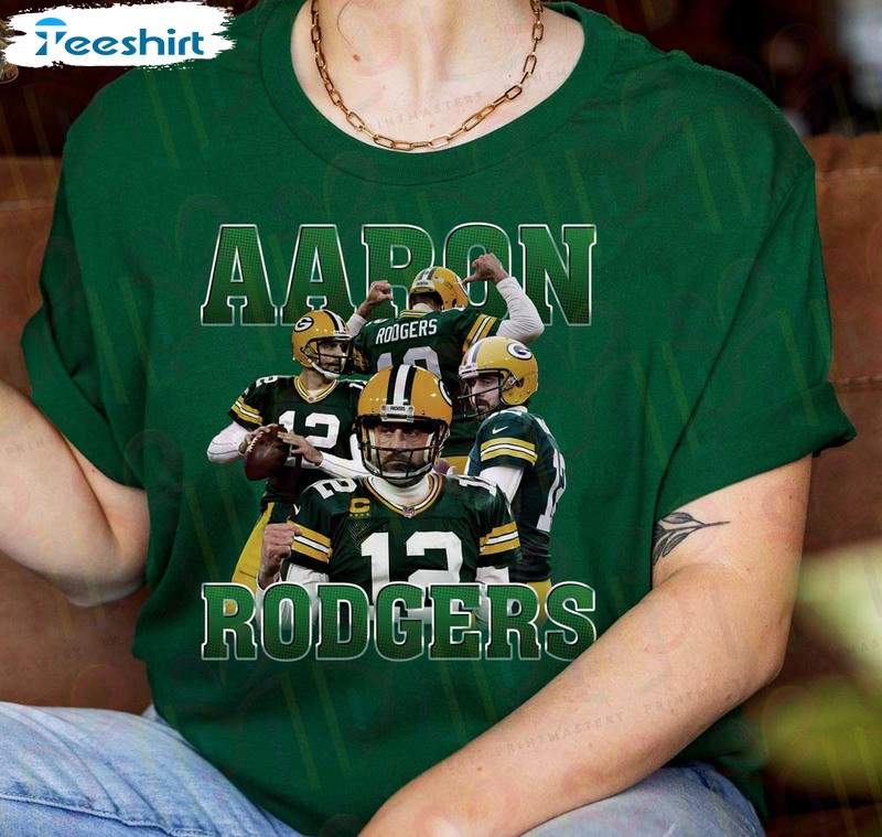 Youth New York Jets Aaron Rodgers Green Helmet Shirt, hoodie, sweater, long  sleeve and tank top