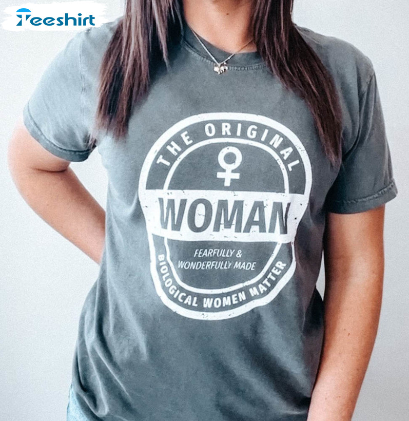 The Original Woman Shirt, Women Protect Women Crewneck Unisex Hoodie