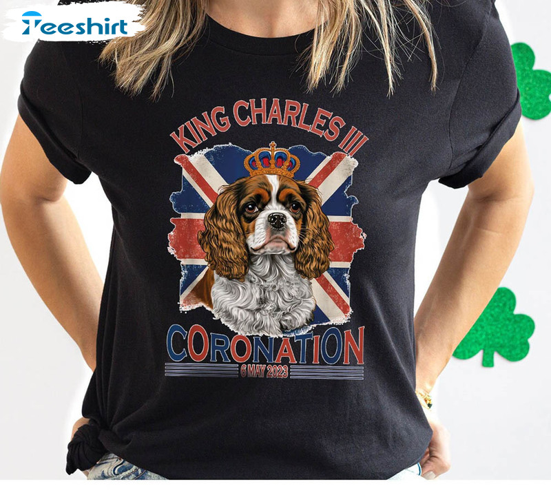 King Charles Iii Shirt, Coronation Day British Coronation Crewneck Unisex T-shirt