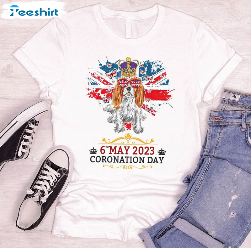 6th May 2023 Coronation Day Shirt, King Charles III Coronation Crewneck Unisex T-shirt
