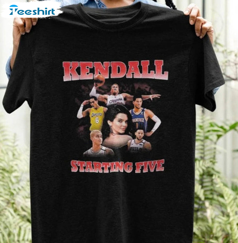 Kendall Starting Five Loahaddian Kendall Jenner Team Shirt