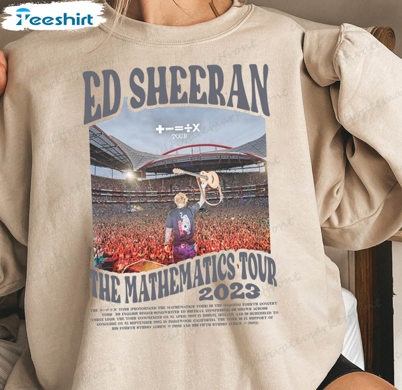 Ed Sheeran The Mathematics Tour 2023 Shirt